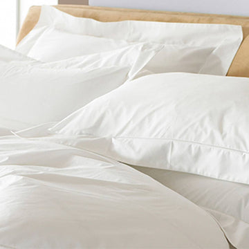 Oxford 200TC Border Panel Pillowcase White